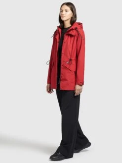 Khujo Parkas Parka Mi-saison FELINA Femme Rouge 10 Khujo Parkas Parka Mi-saison FELINA Femme Rouge -Khujo Boutique 369a4e99b7526cbe6020dc8e66fa6c19