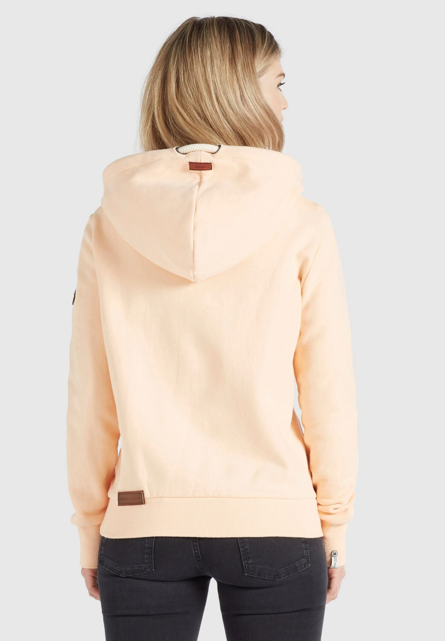 Khujo Sweats à Capuche Sweat-shirt Tesia Femme Pêche 5 Khujo Sweats à Capuche Sweat-shirt Tesia Femme Pêche - Image 5