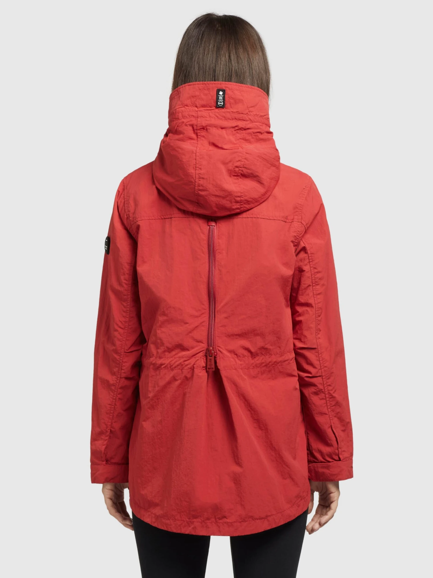 Khujo Vestes De Mi-saison Veste Mi-saison CAIMA Femme Rouge 4 Khujo Vestes De Mi-saison Veste Mi-saison CAIMA Femme Rouge - Image 4