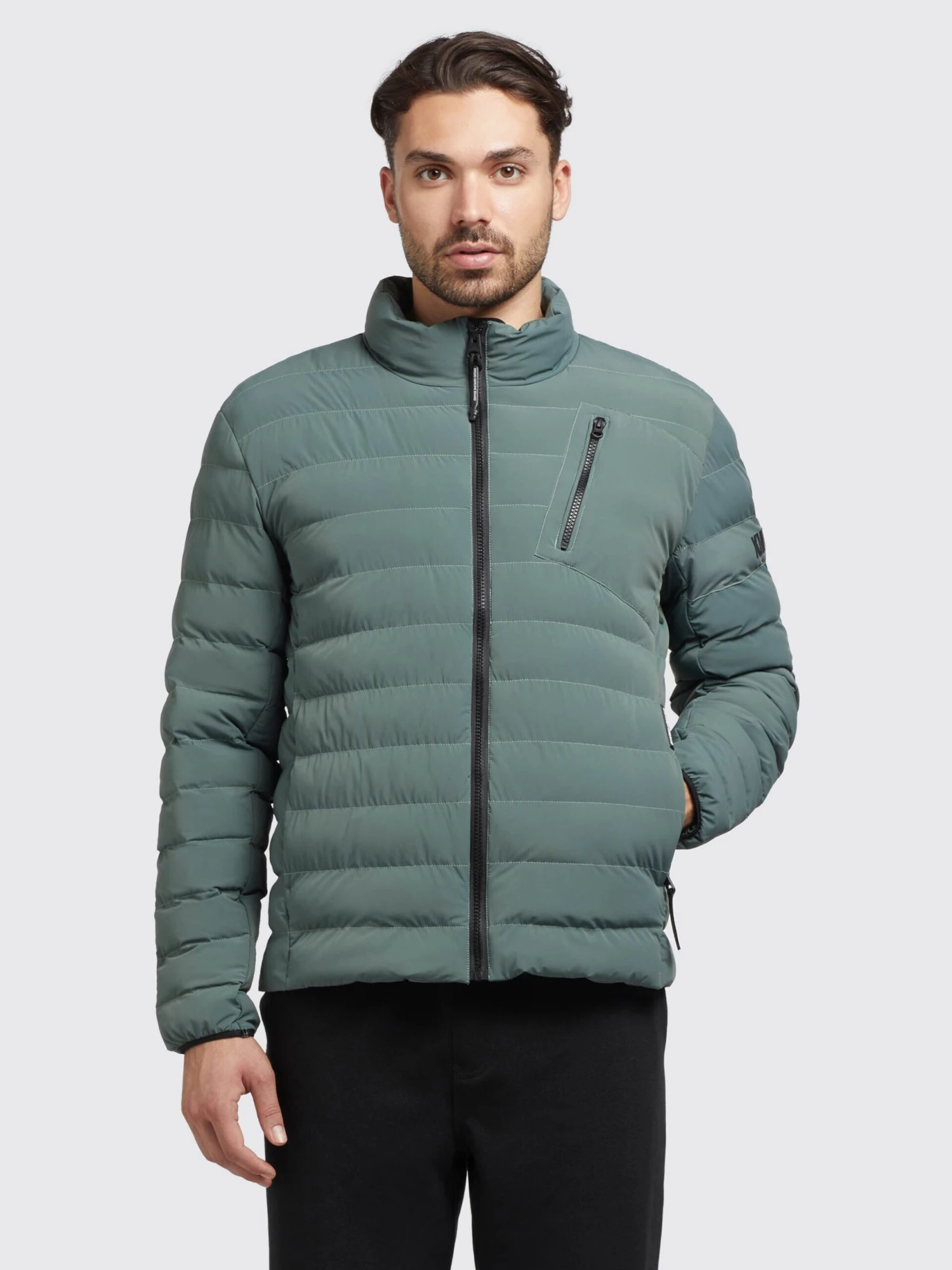 Khujo Vestes De Mi-saison Veste Mi-saison Percy Matt Homme Jade 2 Khujo Vestes De Mi-saison Veste Mi-saison Percy Matt Homme Jade - Image 2