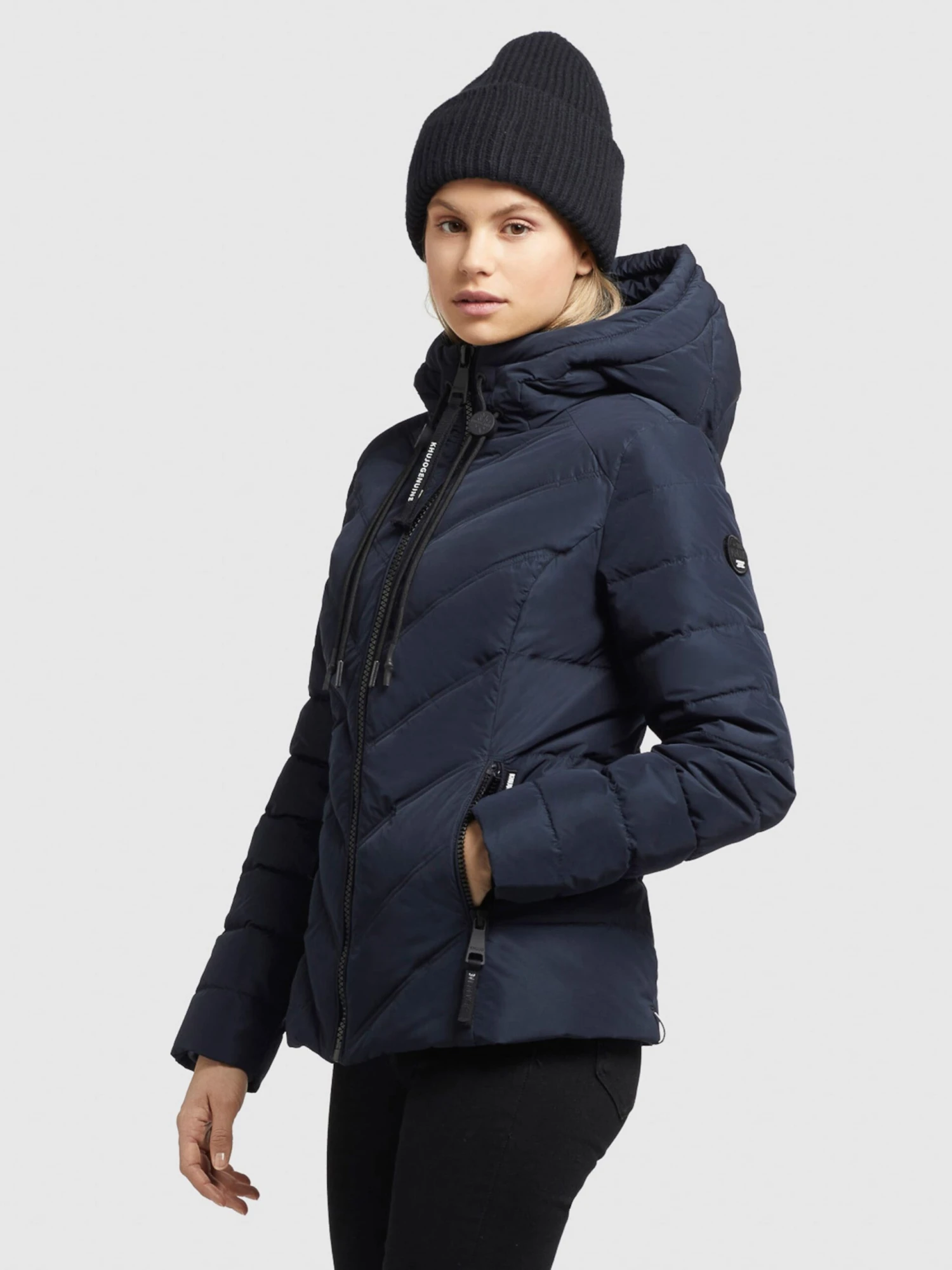 Khujo Vestes De Mi-saison Veste Mi-saison Stern Femme Bleu Foncé 5 Khujo Vestes De Mi-saison Veste Mi-saison Stern Femme Bleu Foncé - Image 5