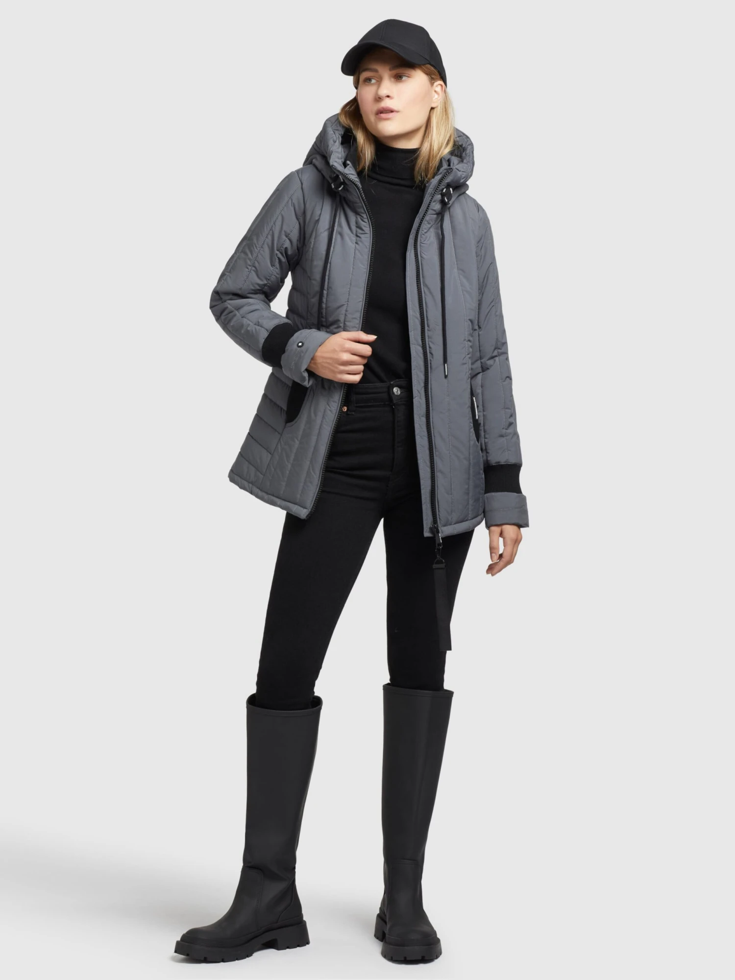 Khujo Vestes Dhiver Veste D’hiver Tweety Femme Gris 3 Khujo Vestes Dhiver Veste D’hiver Tweety Femme Gris - Image 3