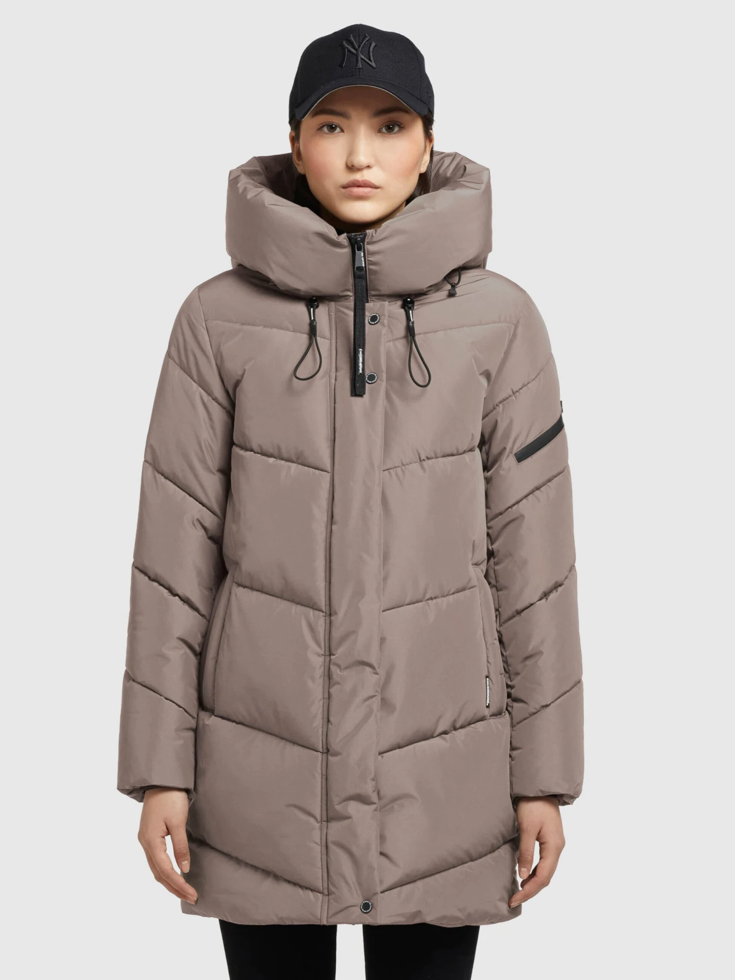 Khujo Vestes Dhiver Veste D’hiver Jordis 4 Femme Taupe 2 Khujo Vestes Dhiver Veste D’hiver Jordis 4 Femme Taupe - Image 2