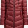 Khujo Vestes Dhiver Veste D’hiver Ingram Shine Femme Rouge Foncé