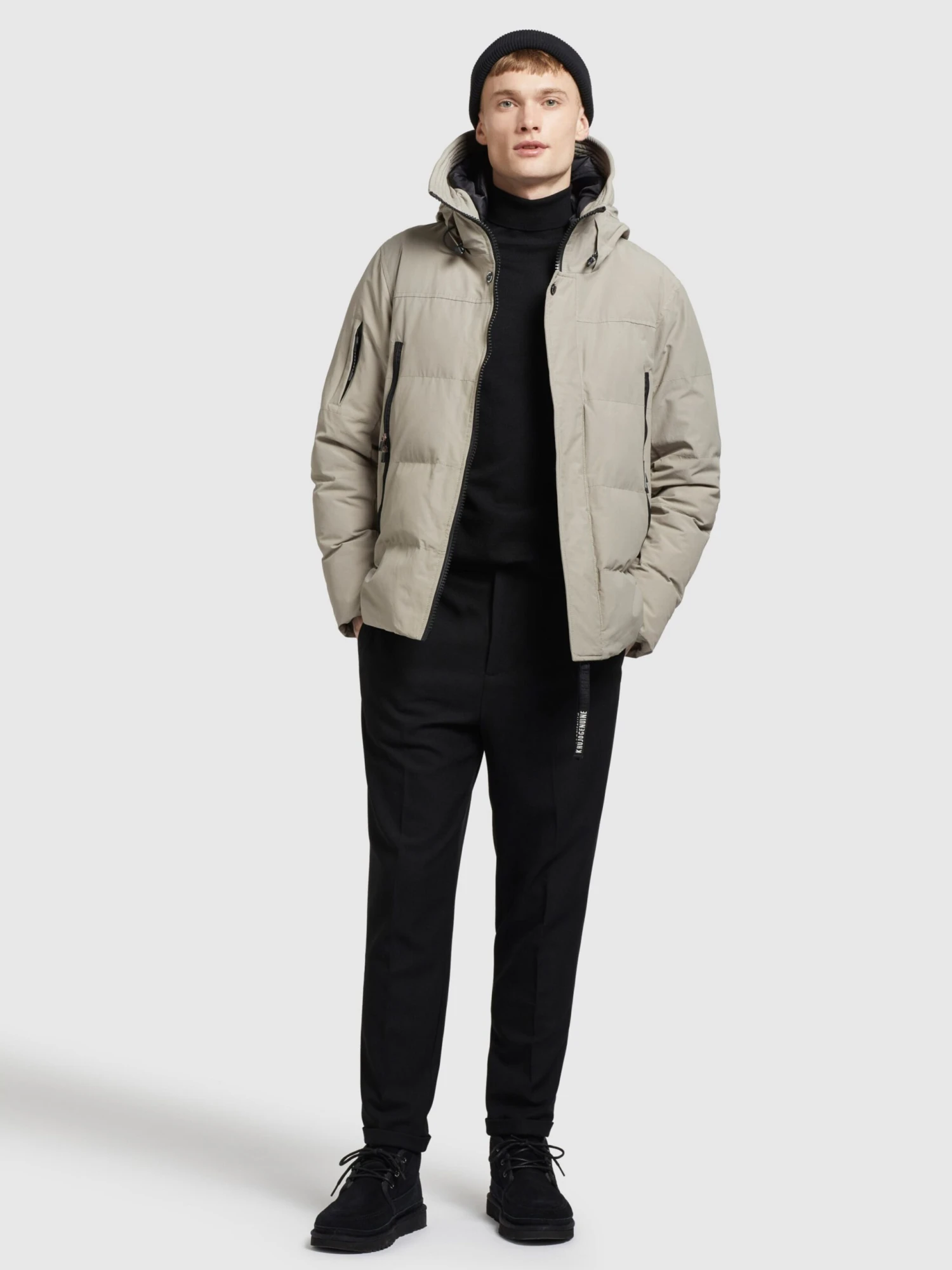 Khujo Vestes De Mi-saison Veste Mi-saison Tateno Homme Gris 4 Khujo Vestes De Mi-saison Veste Mi-saison Tateno Homme Gris - Image 4