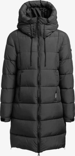 Khujo Manteaux Dhiver Manteau D’hiver Youma Femme Noir