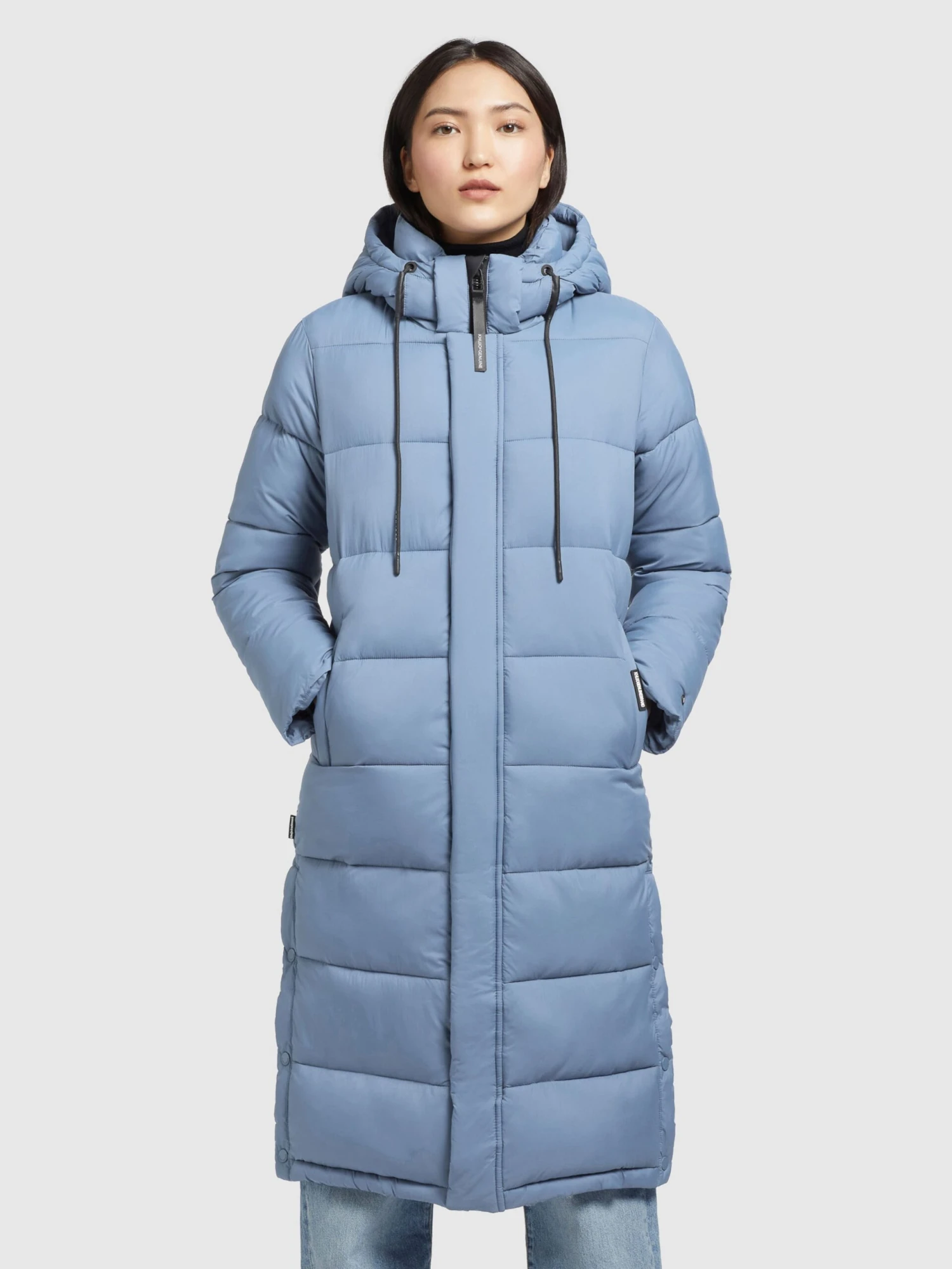 Khujo Manteaux Dhiver Manteau D’hiver Julina Femme Bleu Clair 2 Khujo Manteaux Dhiver Manteau D’hiver Julina Femme Bleu Clair - Image 2