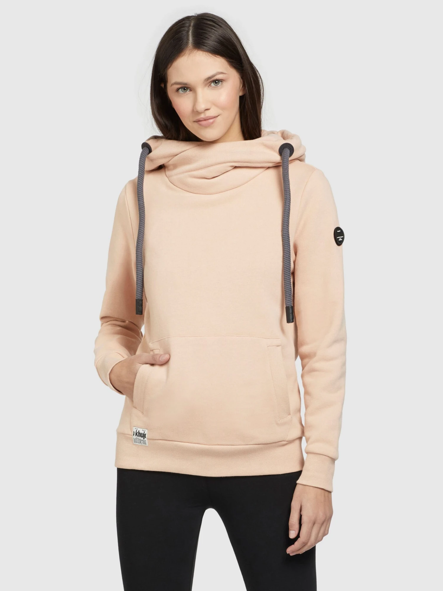 Khujo Sweats à Capuche Sweat-shirt Rhabea Femme Abricot 2 Khujo Sweats à Capuche Sweat-shirt Rhabea Femme Abricot - Image 2