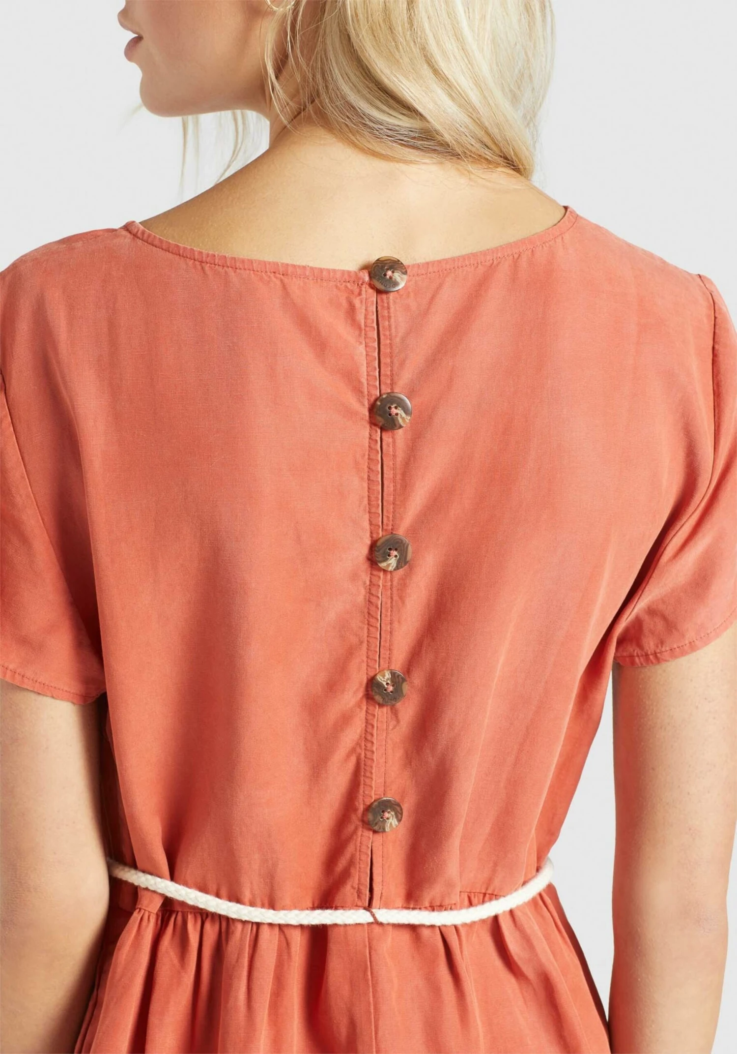 Khujo Mini-robes Robe ASBA Femme Orange 7 Khujo Mini-robes Robe ASBA Femme Orange - Image 7