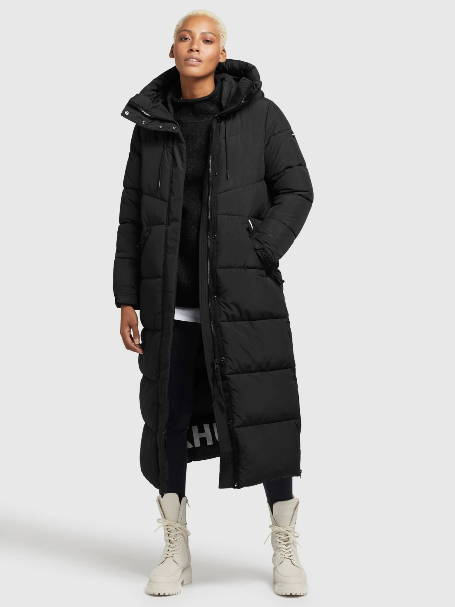 Khujo Manteaux Dhiver Manteau D’hiver Shimanta 2 Femme Noir 3 Khujo Manteaux Dhiver Manteau D’hiver Shimanta 2 Femme Noir - Image 3