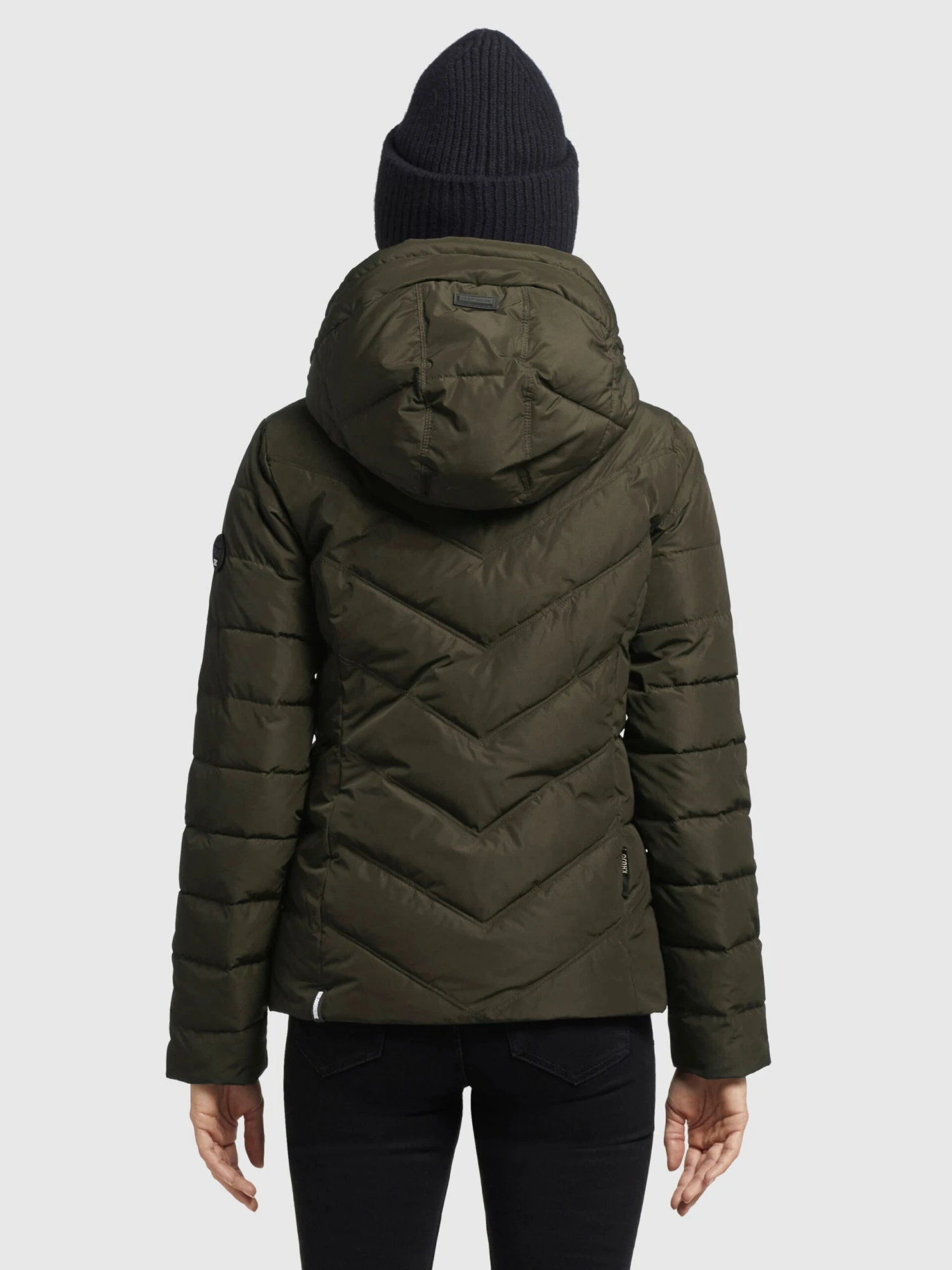 Khujo Vestes De Mi-saison Veste Mi-saison Stern Femme Kaki 4 Khujo Vestes De Mi-saison Veste Mi-saison Stern Femme Kaki - Image 4