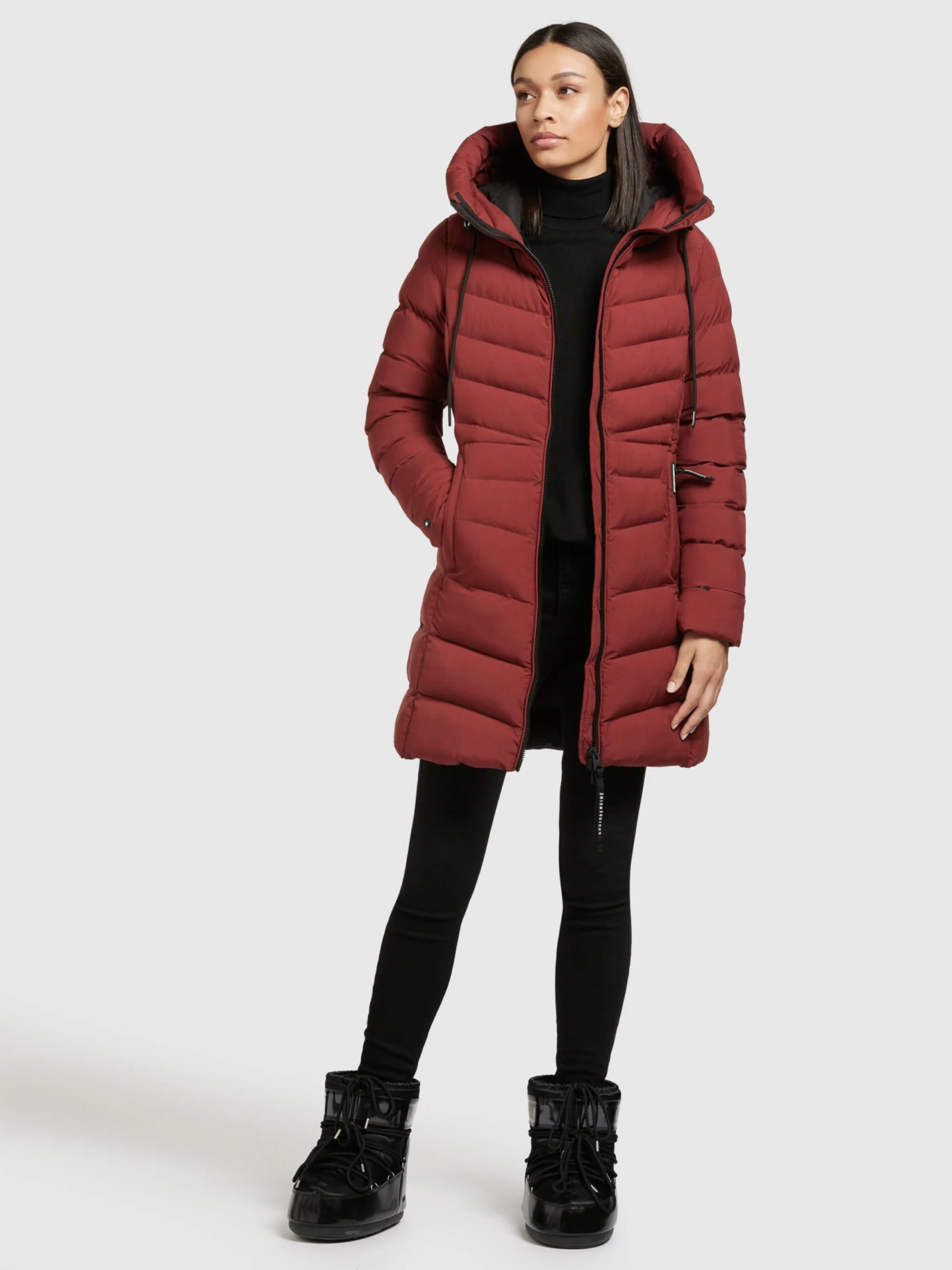 Khujo Manteaux Courts Manteau D’hiver Tuhani Femme Rouge Rouille 3 Khujo Manteaux Courts Manteau D’hiver Tuhani Femme Rouge Rouille - Image 3