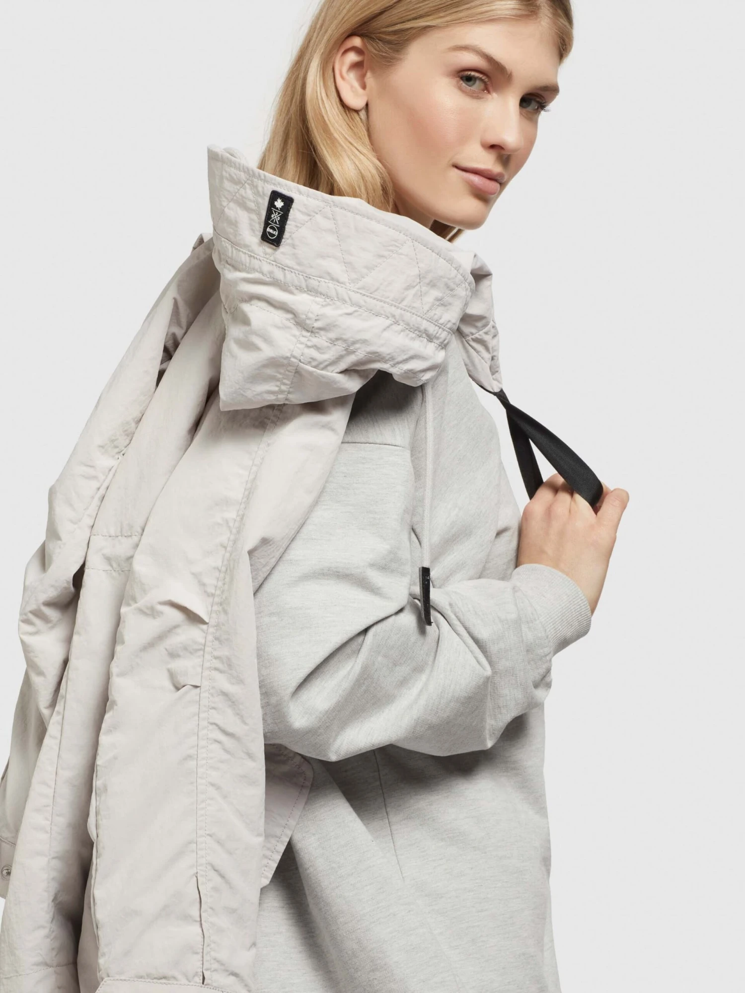 Khujo Vestes De Mi-saison Veste Mi-saison CAIMA Femme Gris Clair 8 Khujo Vestes De Mi-saison Veste Mi-saison CAIMA Femme Gris Clair - Image 8