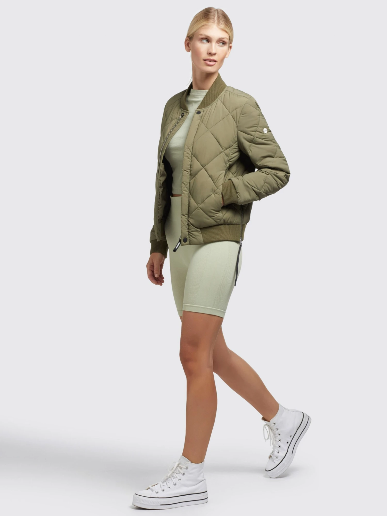 Khujo Vestes De Mi-saison Veste Mi-saison Leona Femme Olive 3 Khujo Vestes De Mi-saison Veste Mi-saison Leona Femme Olive - Image 3