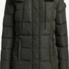 Khujo Manteaux Courts Manteau D’hiver Cups Femme Vert Foncé