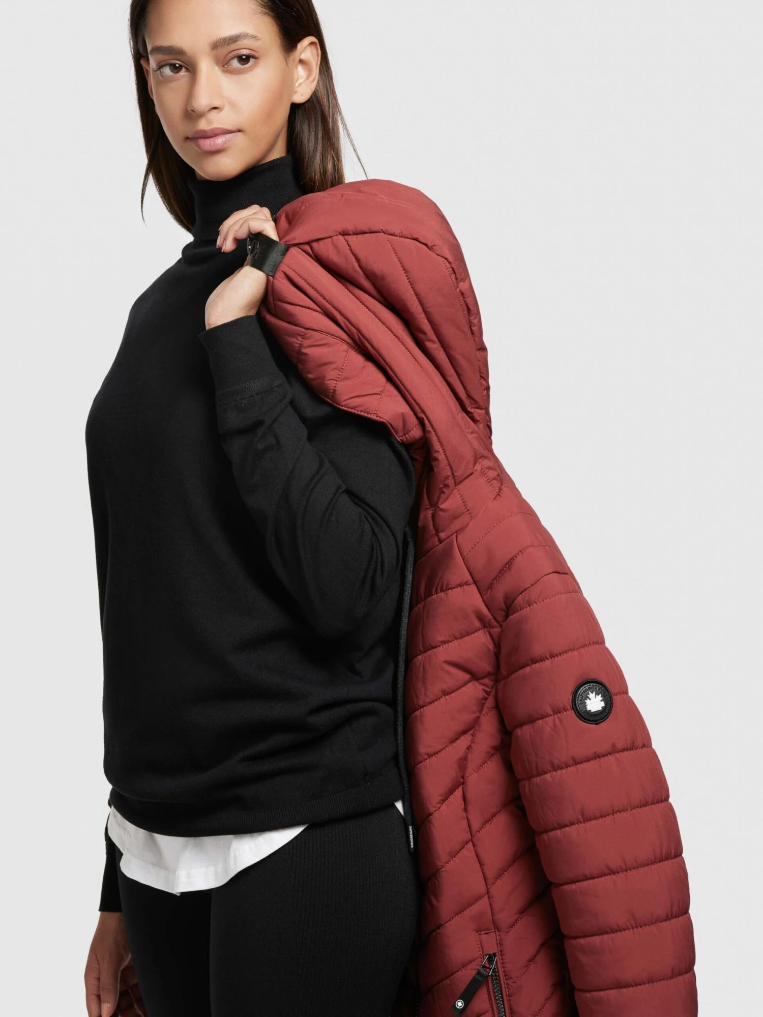 Khujo Manteaux Dhiver Manteau D’hiver Nita Femme Rouge Foncé 8 Khujo Manteaux Dhiver Manteau D’hiver Nita Femme Rouge Foncé - Image 8