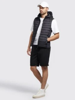 Khujo Vestes Sans Manches Gilet Homme Noir -Khujo Boutique 43043af4808f8c298cd1bee608052b67