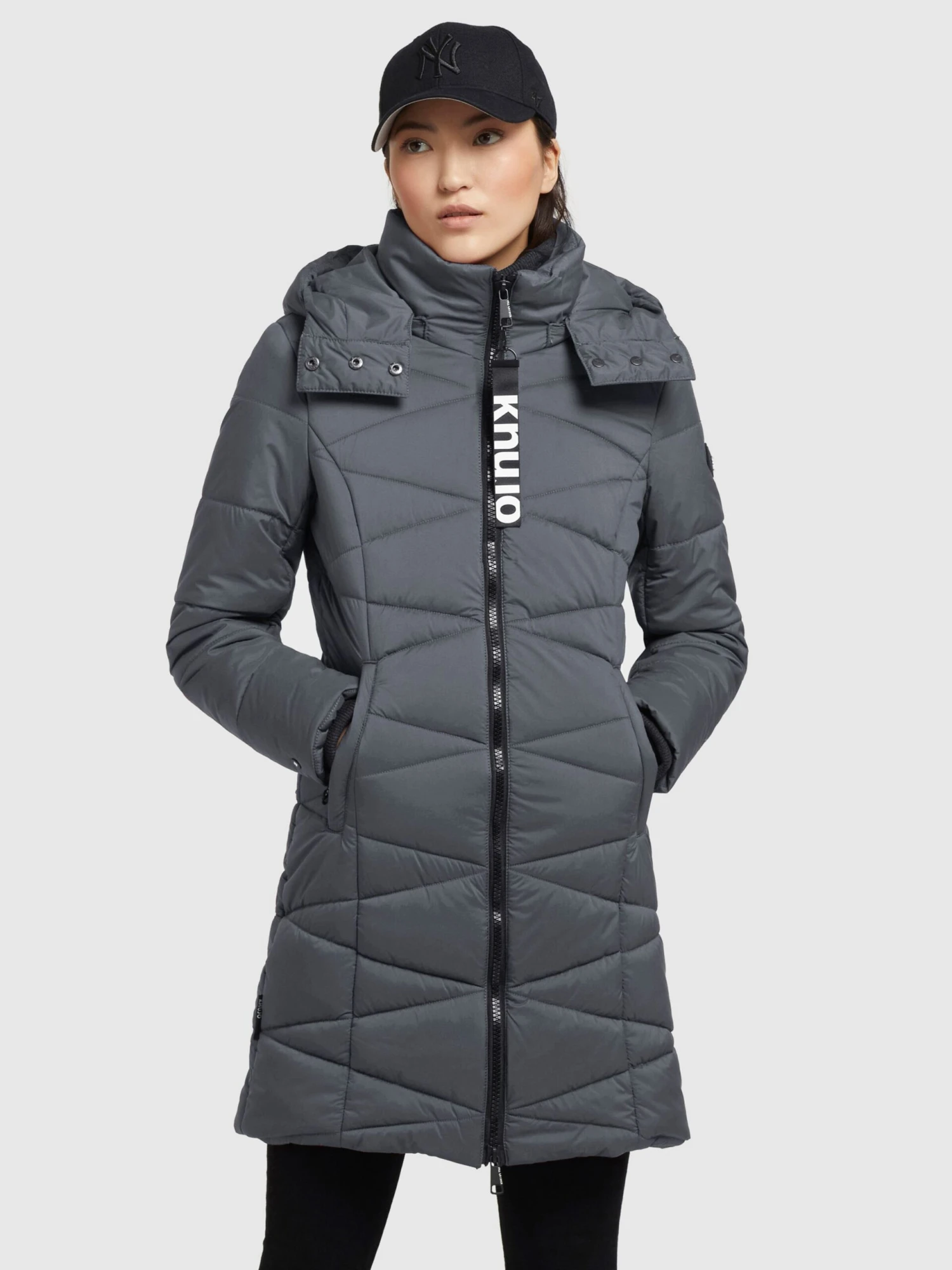 Khujo Manteaux De Mi-saison Manteau Mi-saison Fitt Light Femme Gris Foncé 2 Khujo Manteaux De Mi-saison Manteau Mi-saison Fitt Light Femme Gris Foncé - Image 2