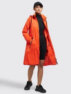 Khujo Manteaux De Mi-saison Manteau Mi-saison Marthe Femme Orange -Khujo Boutique 4418cc979ff6d929a95007a062afe2e4