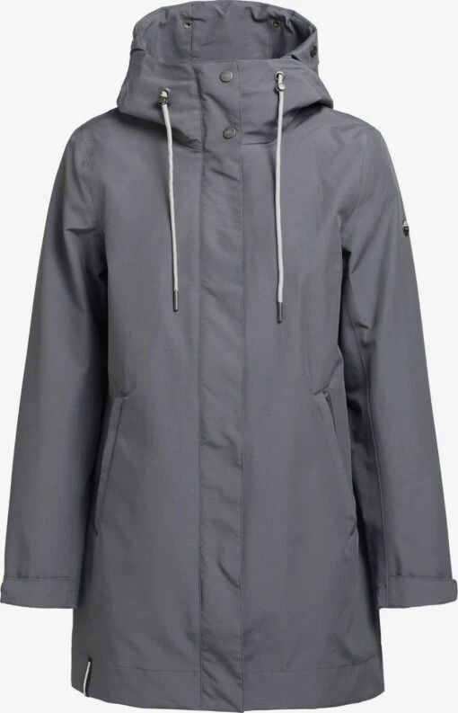 Khujo Manteaux De Mi-saison Manteau Mi-saison Artisa Femme Gris Fumé