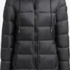 Khujo Manteaux Dhiver Manteau D’hiver TUULA Femme Noir