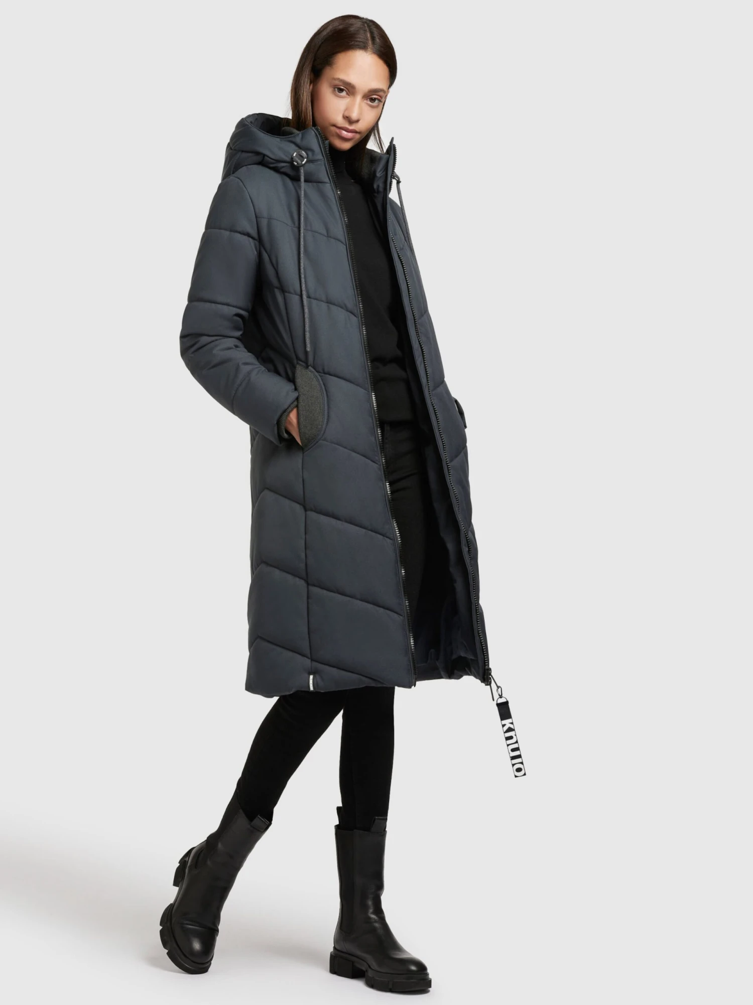 Khujo Manteaux Dhiver Manteau D’hiver Aribay Femme Bleu Nuit 6 Khujo Manteaux Dhiver Manteau D’hiver Aribay Femme Bleu Nuit - Image 6