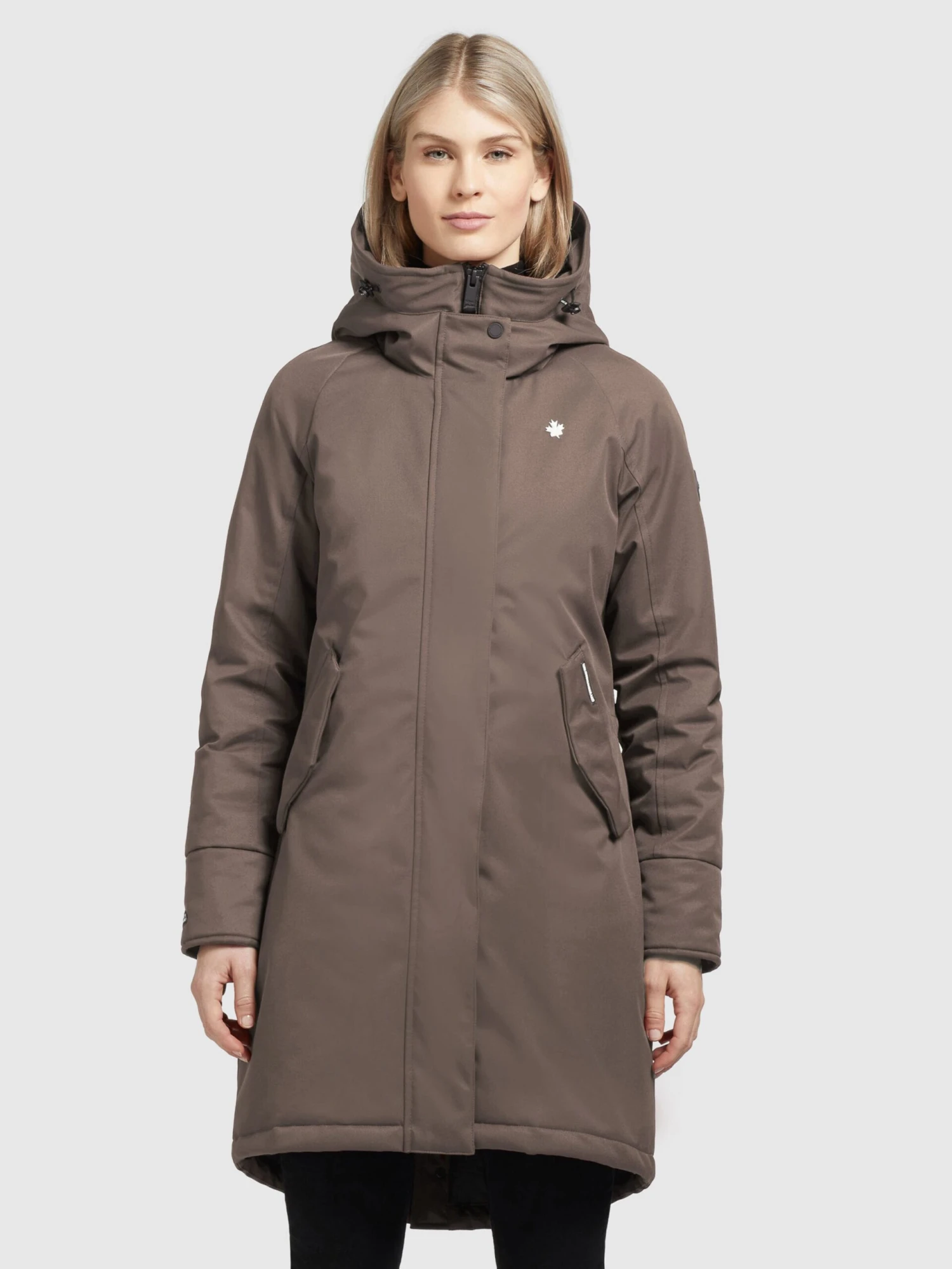 Khujo Parkas Parka Mi-saison LARIA Femme Marron 2 Khujo Parkas Parka Mi-saison LARIA Femme Marron - Image 2