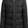 Khujo Manteaux Dhiver Manteau D’hiver Word Femme Noir