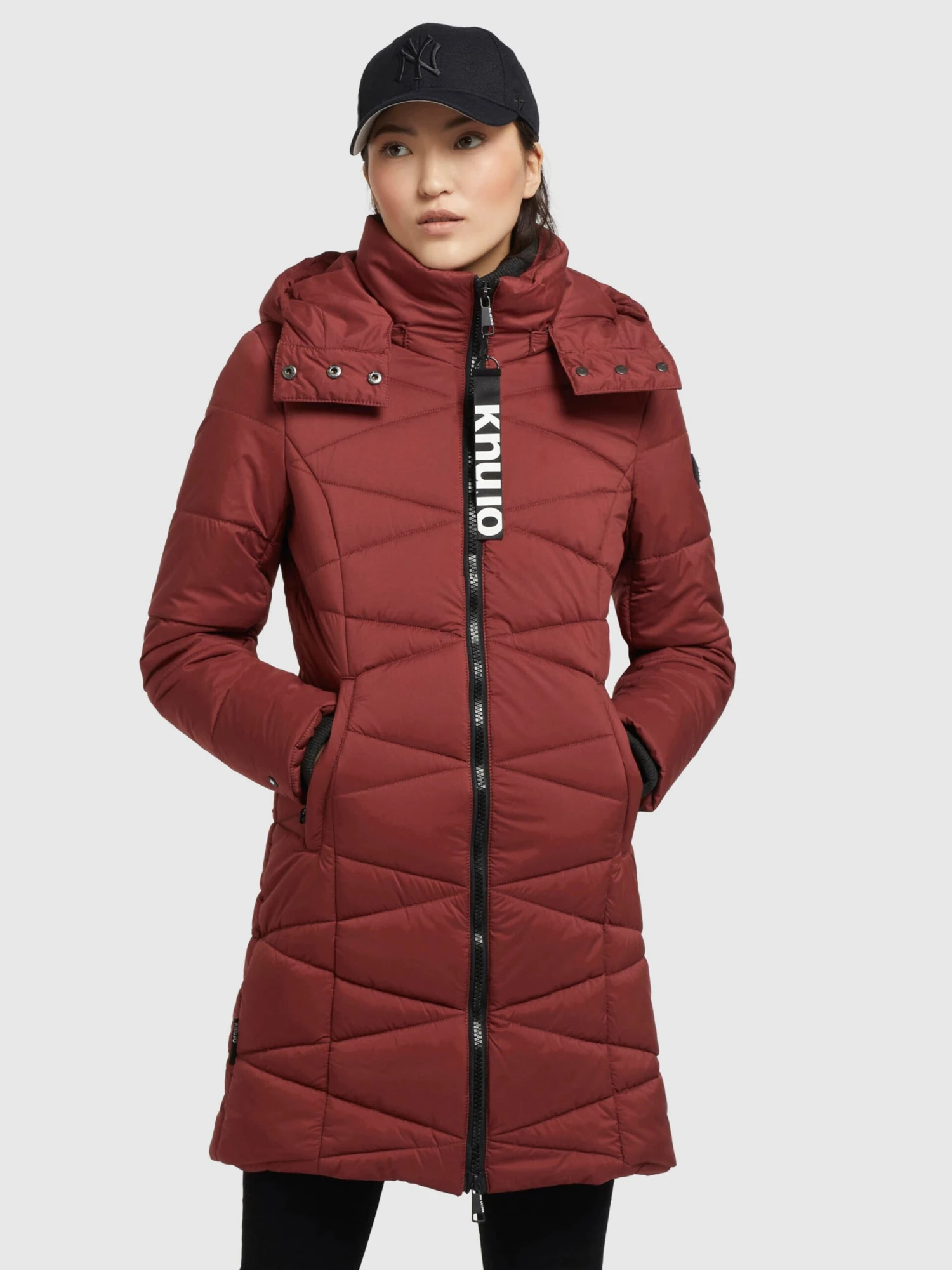Khujo Manteaux De Mi-saison Manteau Mi-saison Fitt Light Femme Rouge Rouille 2 Khujo Manteaux De Mi-saison Manteau Mi-saison Fitt Light Femme Rouge Rouille - Image 2