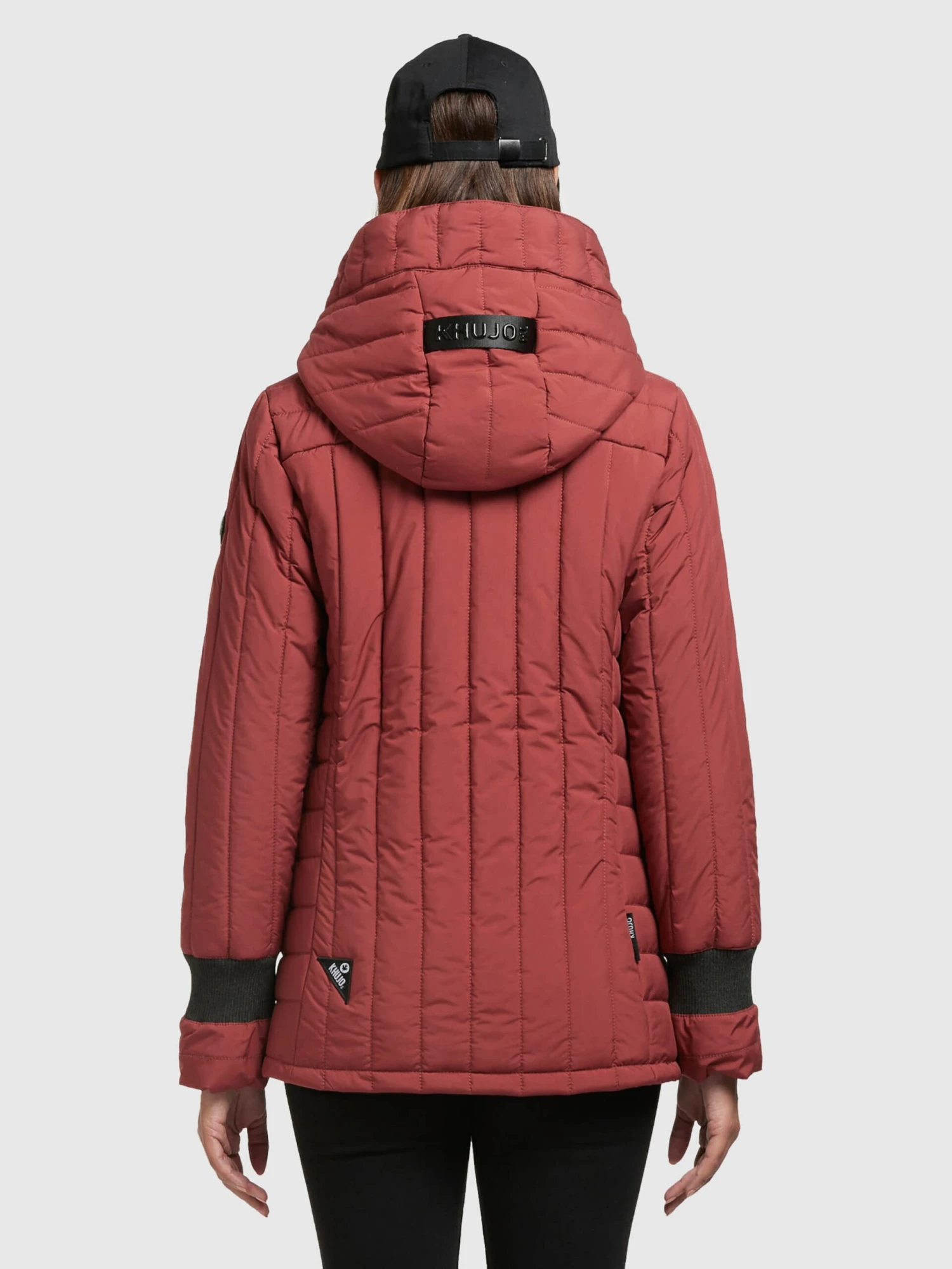 Khujo Vestes Dhiver Veste D’hiver Tweety Femme Rouge Rouille 4 Khujo Vestes Dhiver Veste D’hiver Tweety Femme Rouge Rouille - Image 4