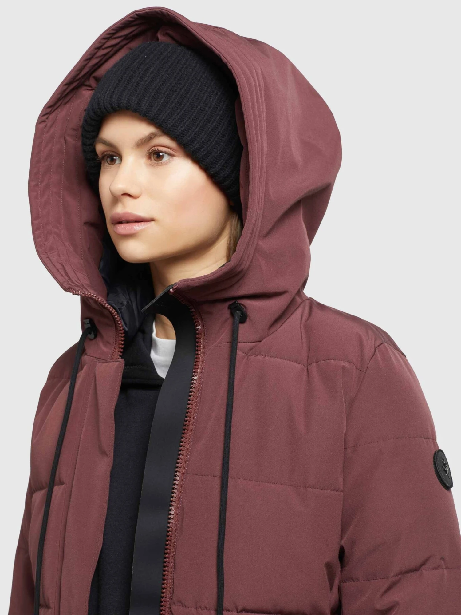 Khujo Manteaux Dhiver Manteau D’hiver Rugg Femme Rouge Carmin 7 Khujo Manteaux Dhiver Manteau D’hiver Rugg Femme Rouge Carmin - Image 7