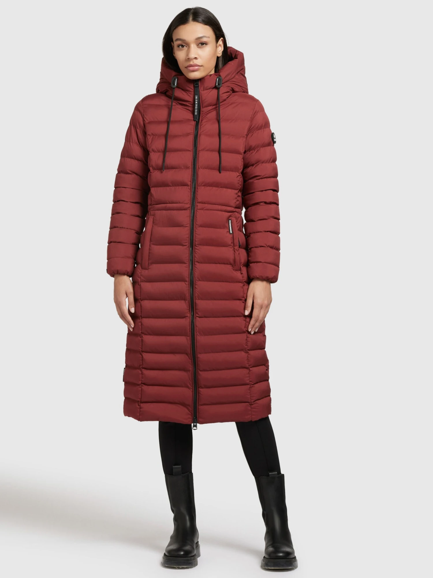 Khujo Manteaux Dhiver Manteau D’hiver Mimi Femme Rouge Rouille 6 Khujo Manteaux Dhiver Manteau D’hiver Mimi Femme Rouge Rouille - Image 6