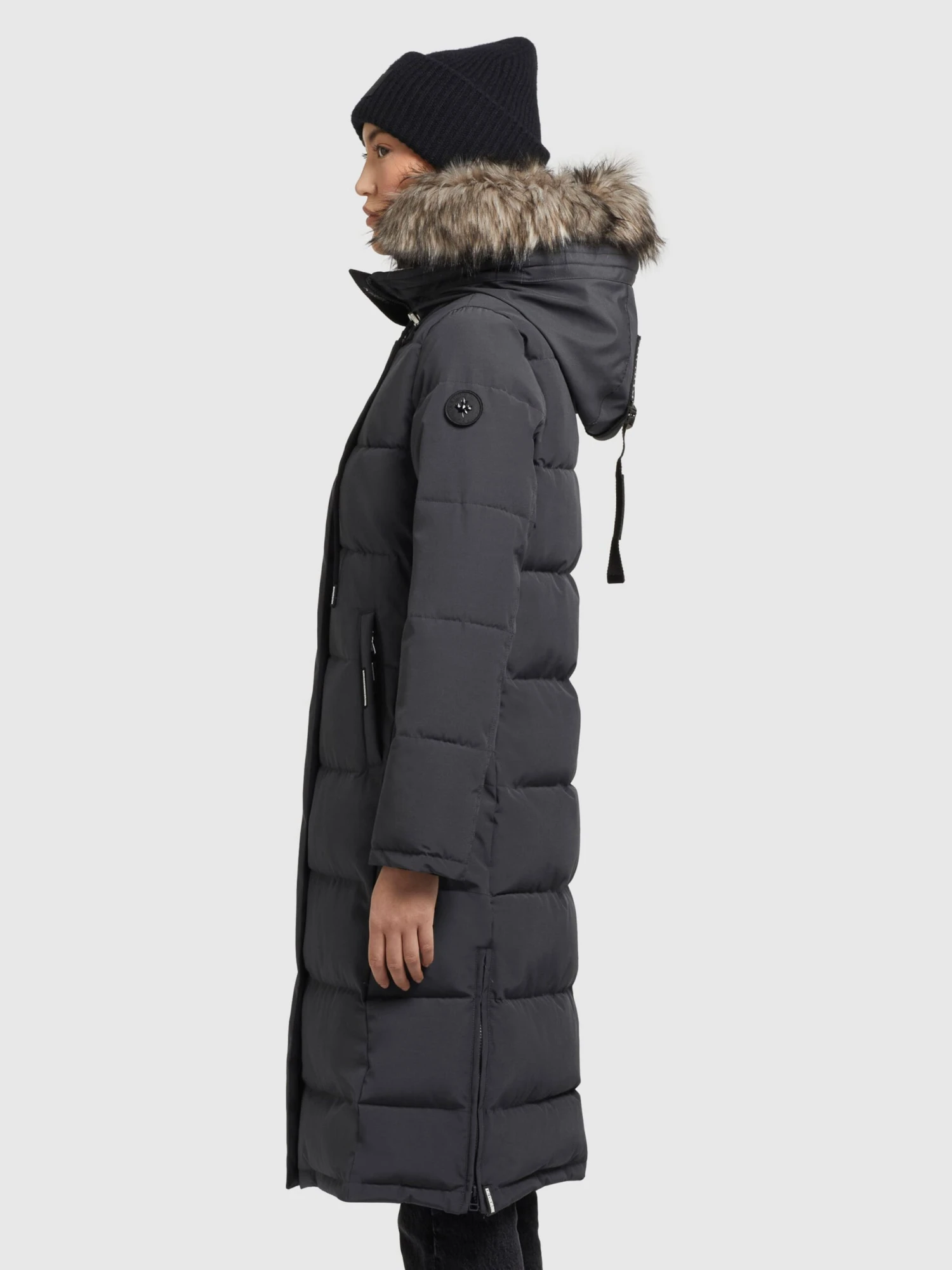 Khujo Manteaux Dhiver Manteau D’hiver LOLL Femme Anthracite 5 Khujo Manteaux Dhiver Manteau D’hiver LOLL Femme Anthracite - Image 5