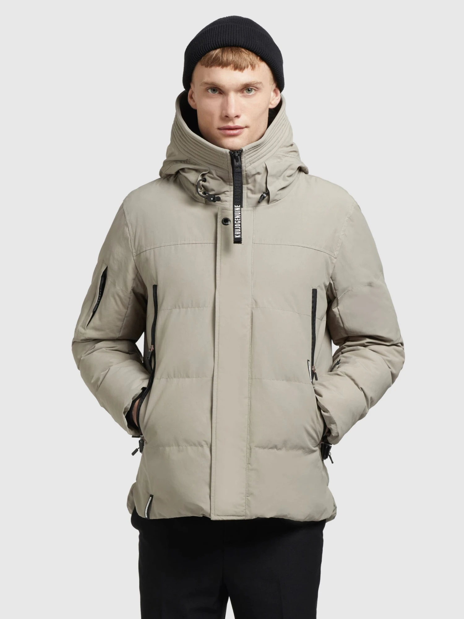 Khujo Vestes De Mi-saison Veste Mi-saison Tateno Homme Gris 2 Khujo Vestes De Mi-saison Veste Mi-saison Tateno Homme Gris - Image 2