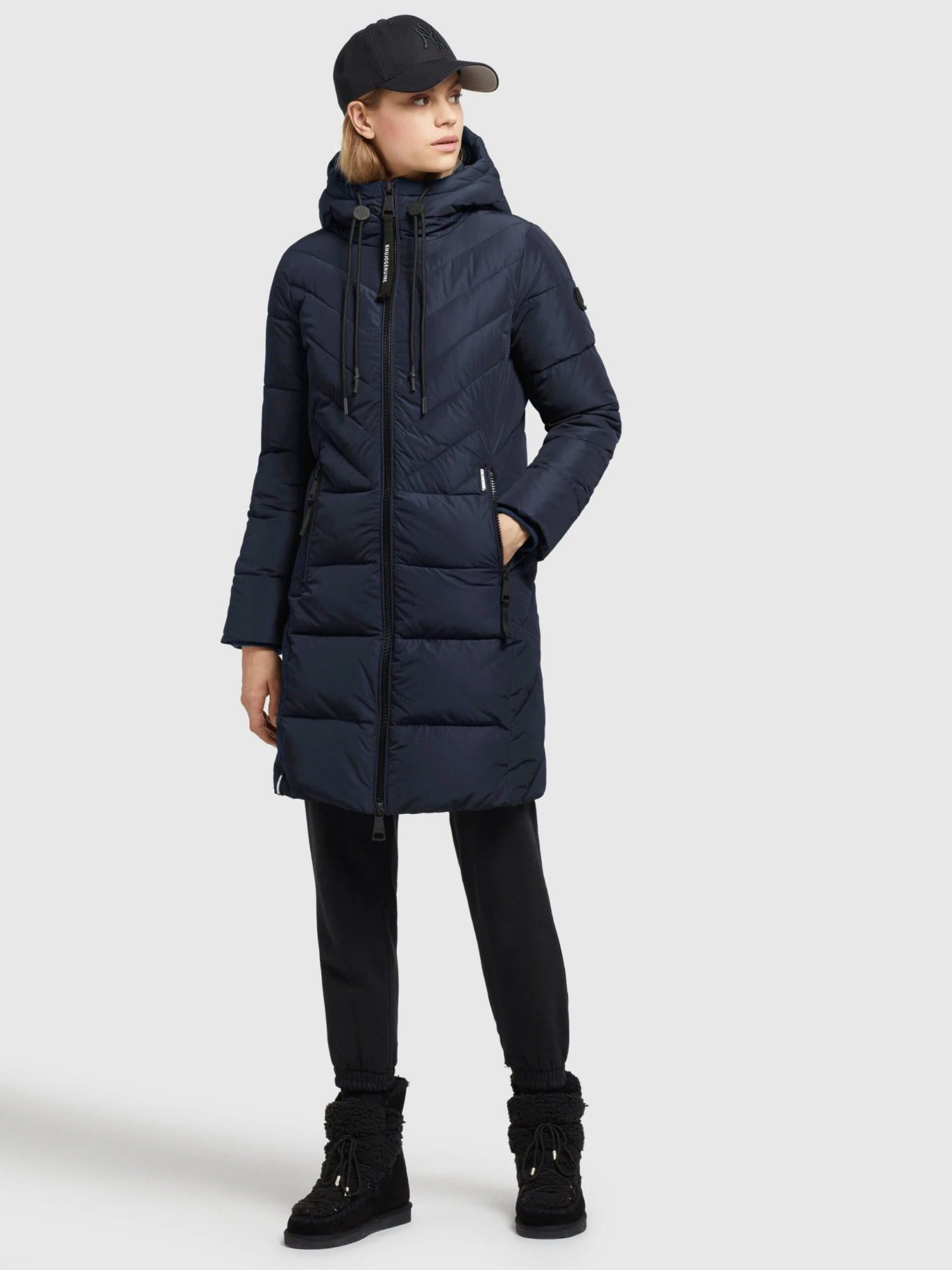 Khujo Manteaux De Mi-saison Manteau Mi-saison Mugg Femme Bleu Marine 3 Khujo Manteaux De Mi-saison Manteau Mi-saison Mugg Femme Bleu Marine - Image 3
