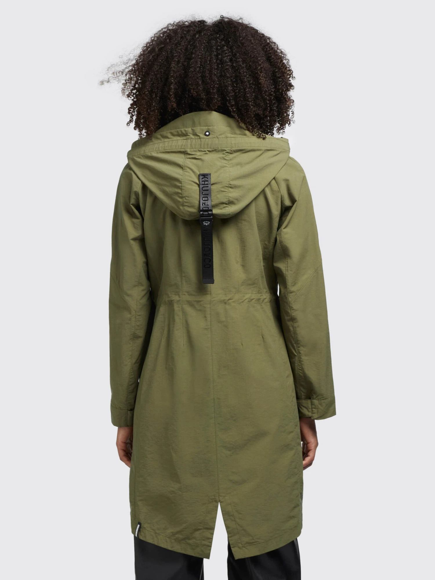 Khujo Parkas Parka Mi-saison Femme Olive 4 Khujo Parkas Parka Mi-saison Femme Olive - Image 4