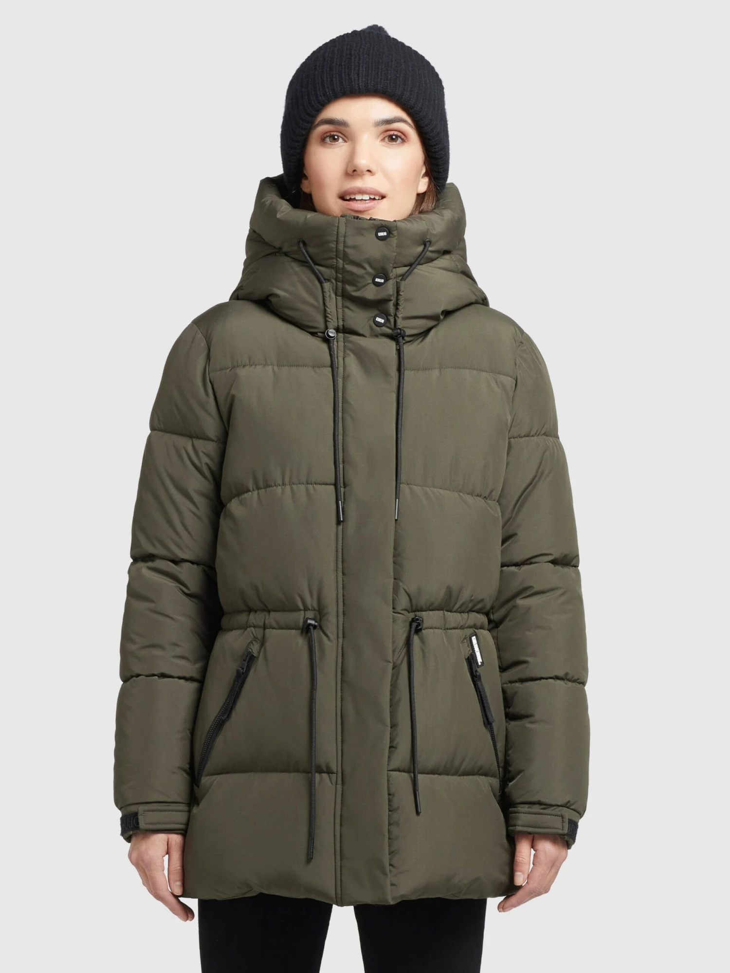Khujo Vestes Dhiver Veste D’hiver Leviani Femme Vert Foncé 2 Khujo Vestes Dhiver Veste D’hiver Leviani Femme Vert Foncé - Image 2