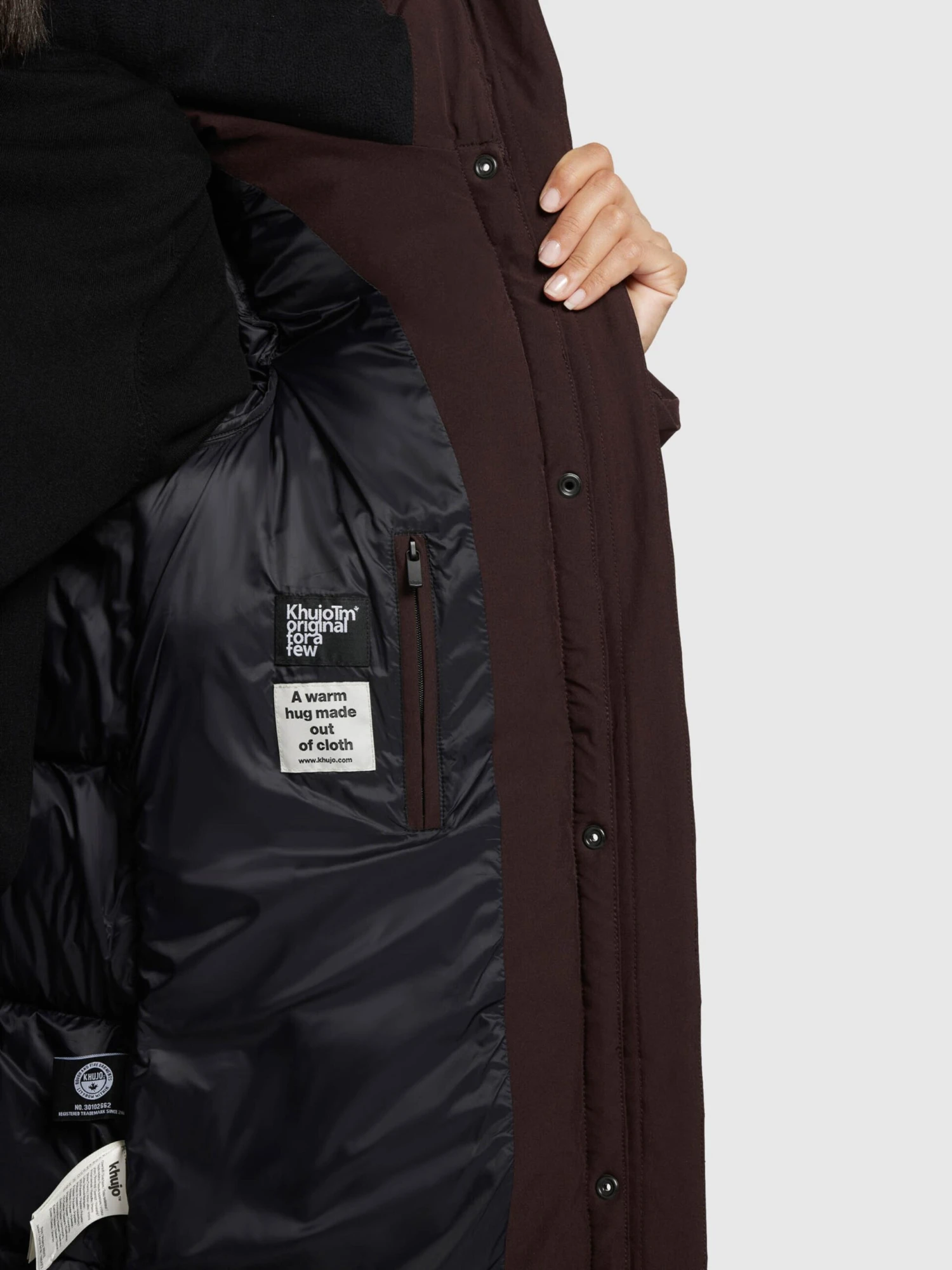 Khujo Manteaux Courts Manteau D’hiver Wente Femme Mûre 8 Khujo Manteaux Courts Manteau D’hiver Wente Femme Mûre - Image 8