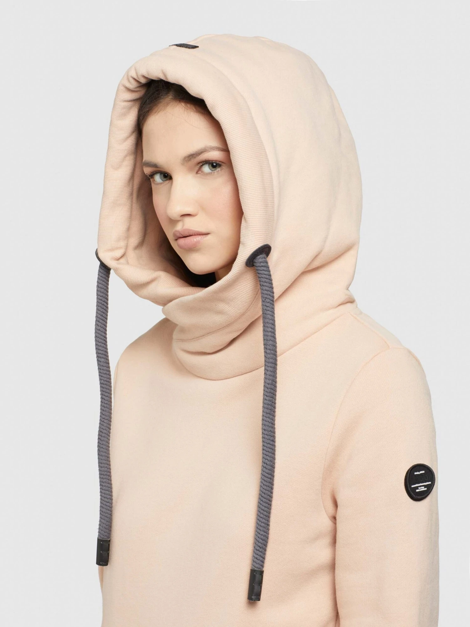 Khujo Sweats à Capuche Sweat-shirt Rhabea Femme Abricot 7 Khujo Sweats à Capuche Sweat-shirt Rhabea Femme Abricot - Image 7