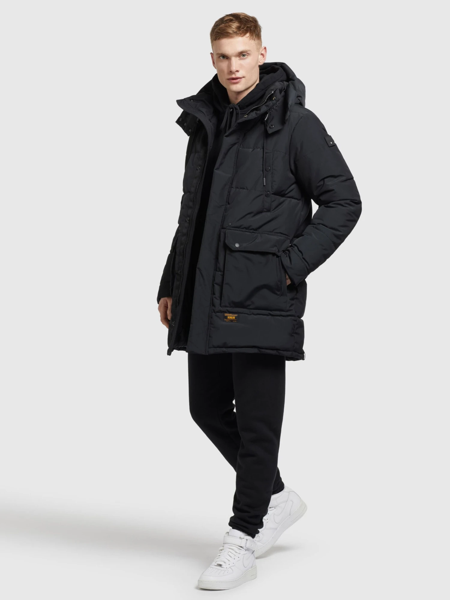 Khujo Vestes Dhiver Veste D’hiver Vivas Homme Noir 6 Khujo Vestes Dhiver Veste D’hiver Vivas Homme Noir - Image 6