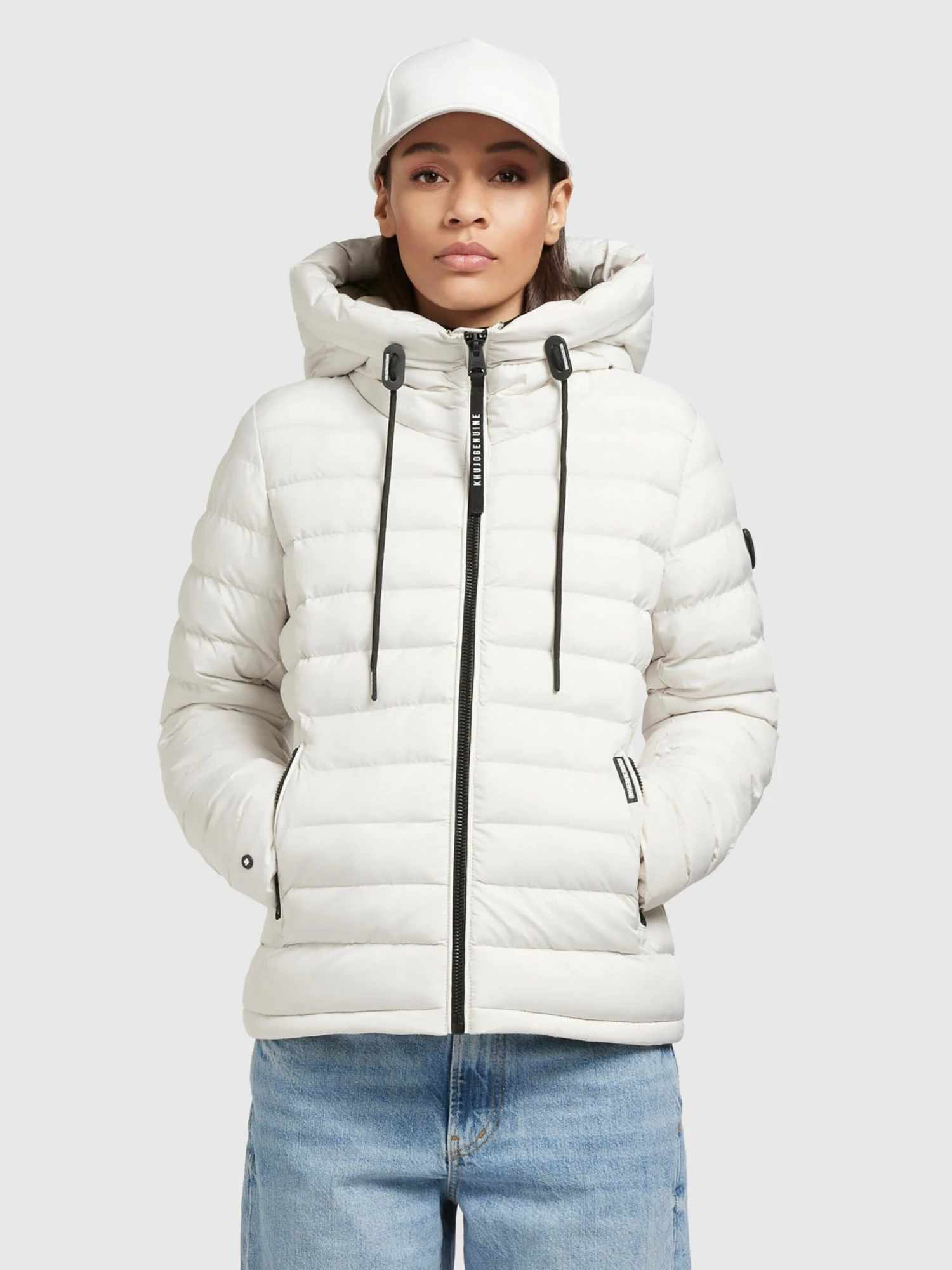 Khujo Vestes De Mi-saison Veste Mi-saison Lovina Femme Blanc 2 Khujo Vestes De Mi-saison Veste Mi-saison Lovina Femme Blanc - Image 2