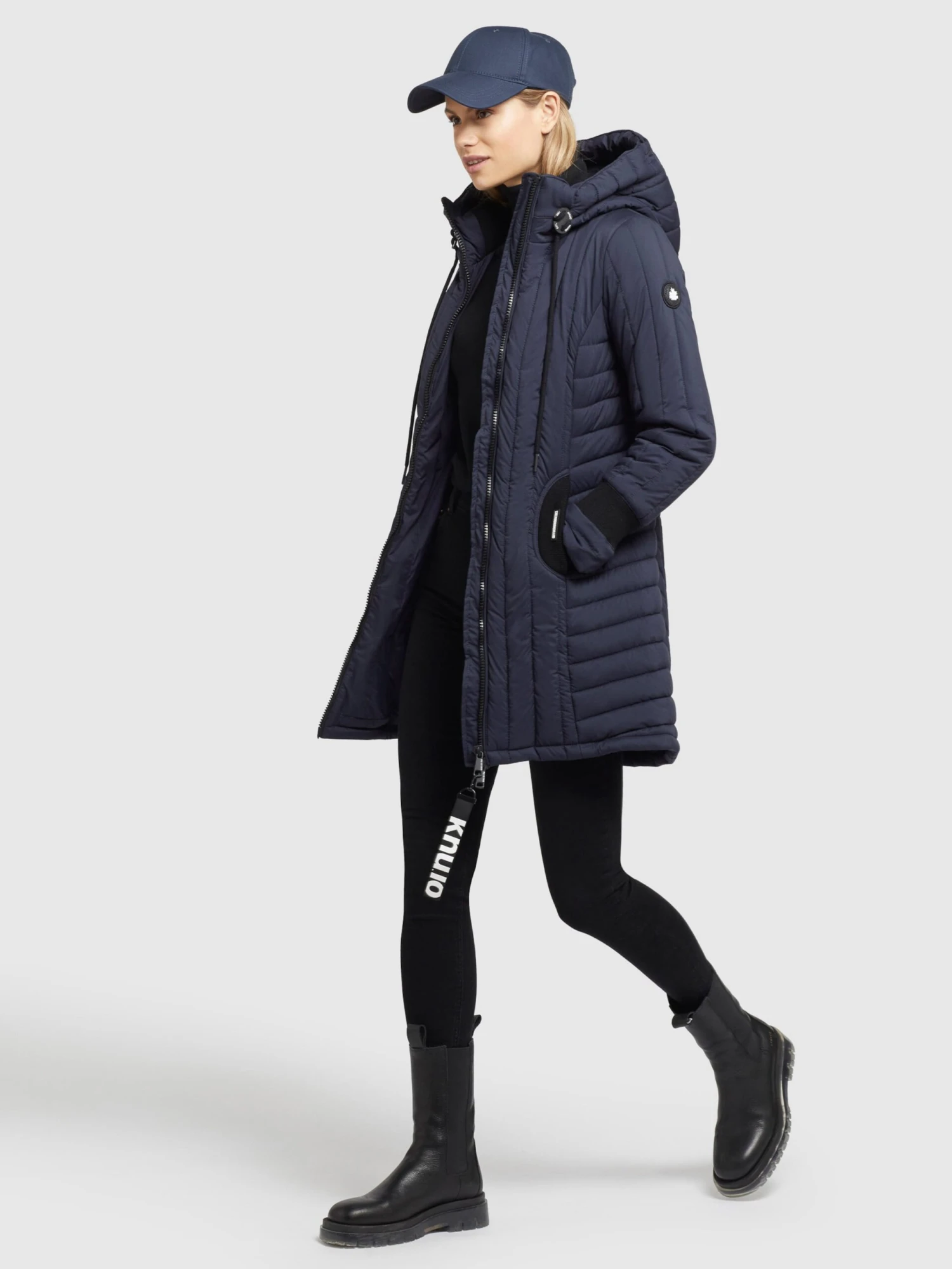 Khujo Vestes Dhiver Veste D’hiver Jerry Femme Bleu Marine 6 Khujo Vestes Dhiver Veste D’hiver Jerry Femme Bleu Marine - Image 6
