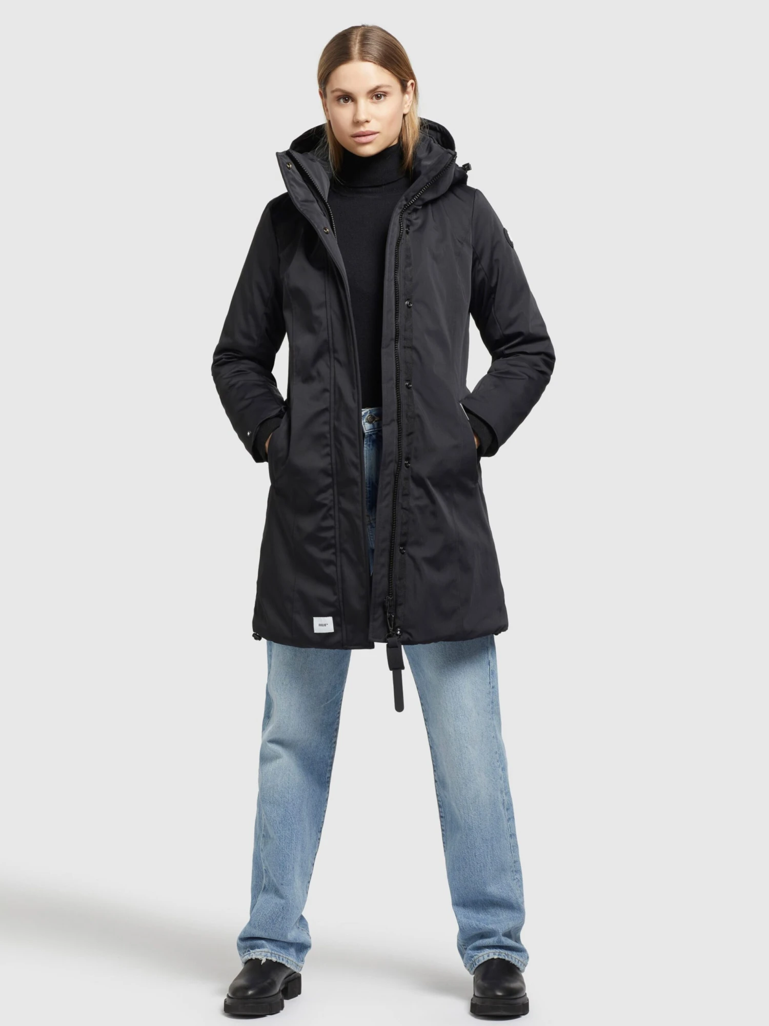Khujo Manteaux Dhiver Manteau D’hiver Blossom Femme Noir 6 Khujo Manteaux Dhiver Manteau D’hiver Blossom Femme Noir - Image 6