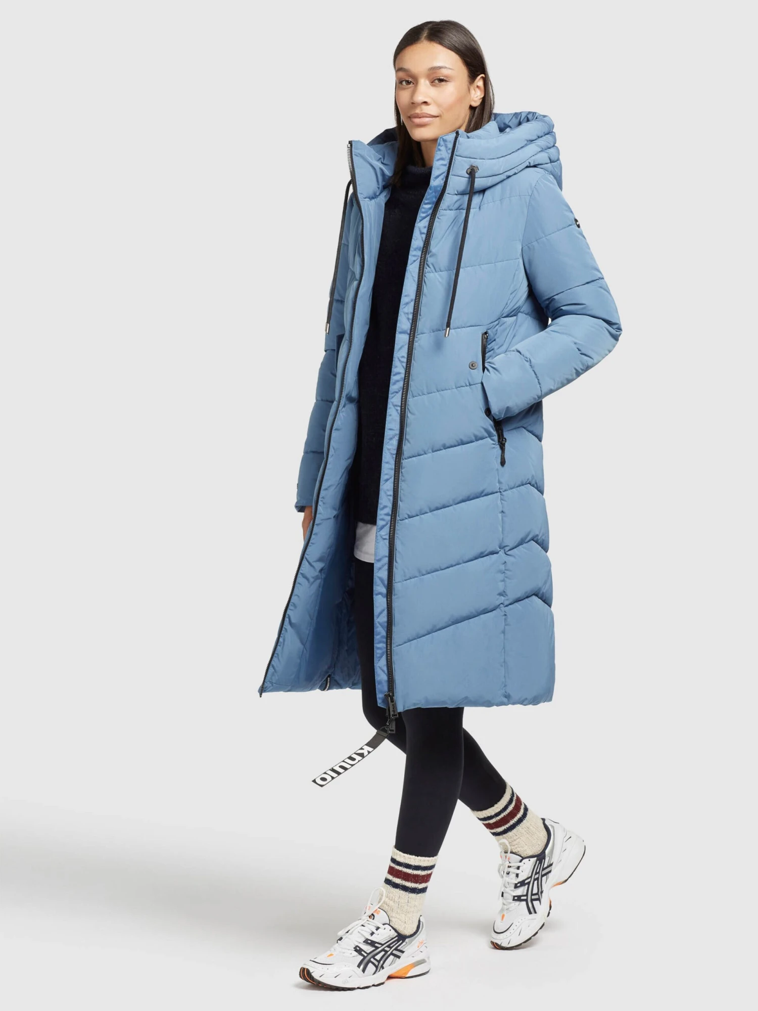 Khujo Manteaux Dhiver Manteau D’hiver Ayleena Femme Bleu Clair 6 Khujo Manteaux Dhiver Manteau D’hiver Ayleena Femme Bleu Clair - Image 6