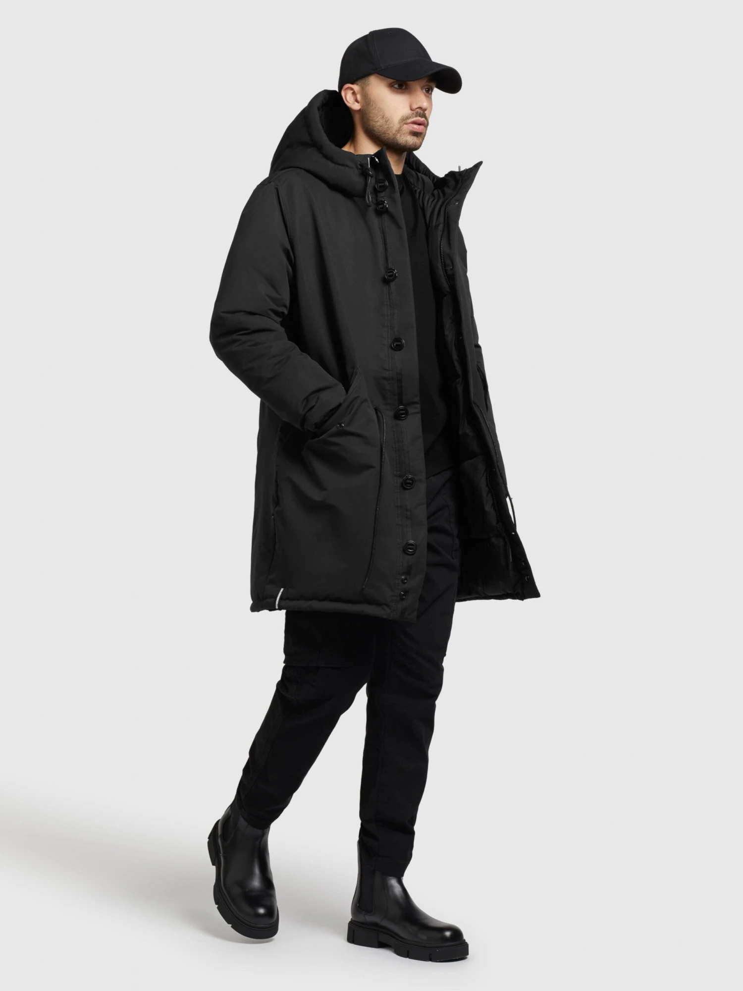 Khujo Parkas Parka D’hiver Terra Homme Noir 6 Khujo Parkas Parka D’hiver Terra Homme Noir - Image 6