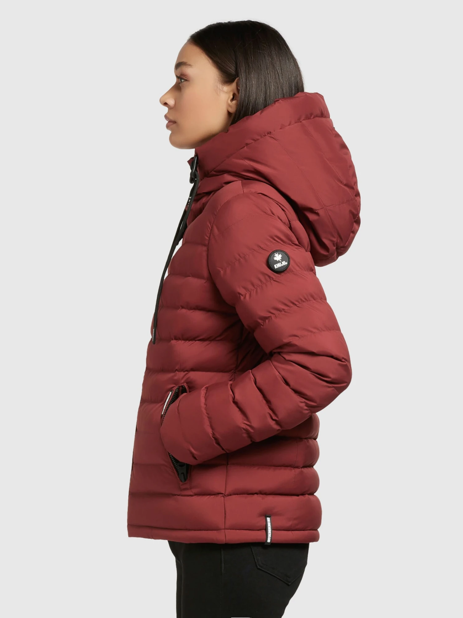 Khujo Vestes De Mi-saison Veste Mi-saison Lovina Femme Rouge Foncé 5 Khujo Vestes De Mi-saison Veste Mi-saison Lovina Femme Rouge Foncé - Image 5