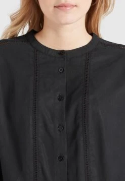 Khujo Robes Fluides Robe-chemise Crepes Femme Noir 11 Khujo Robes Fluides Robe-chemise Crepes Femme Noir -Khujo Boutique 5066fac612ccb535ea432950bcf9b0a9