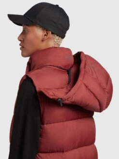 Khujo Vestes Sans Manches Gilet Magneta Femme Rouge Rouille 15 Khujo Vestes Sans Manches Gilet Magneta Femme Rouge Rouille -Khujo Boutique 50f2fbc77f7e0080cebac7c775125005
