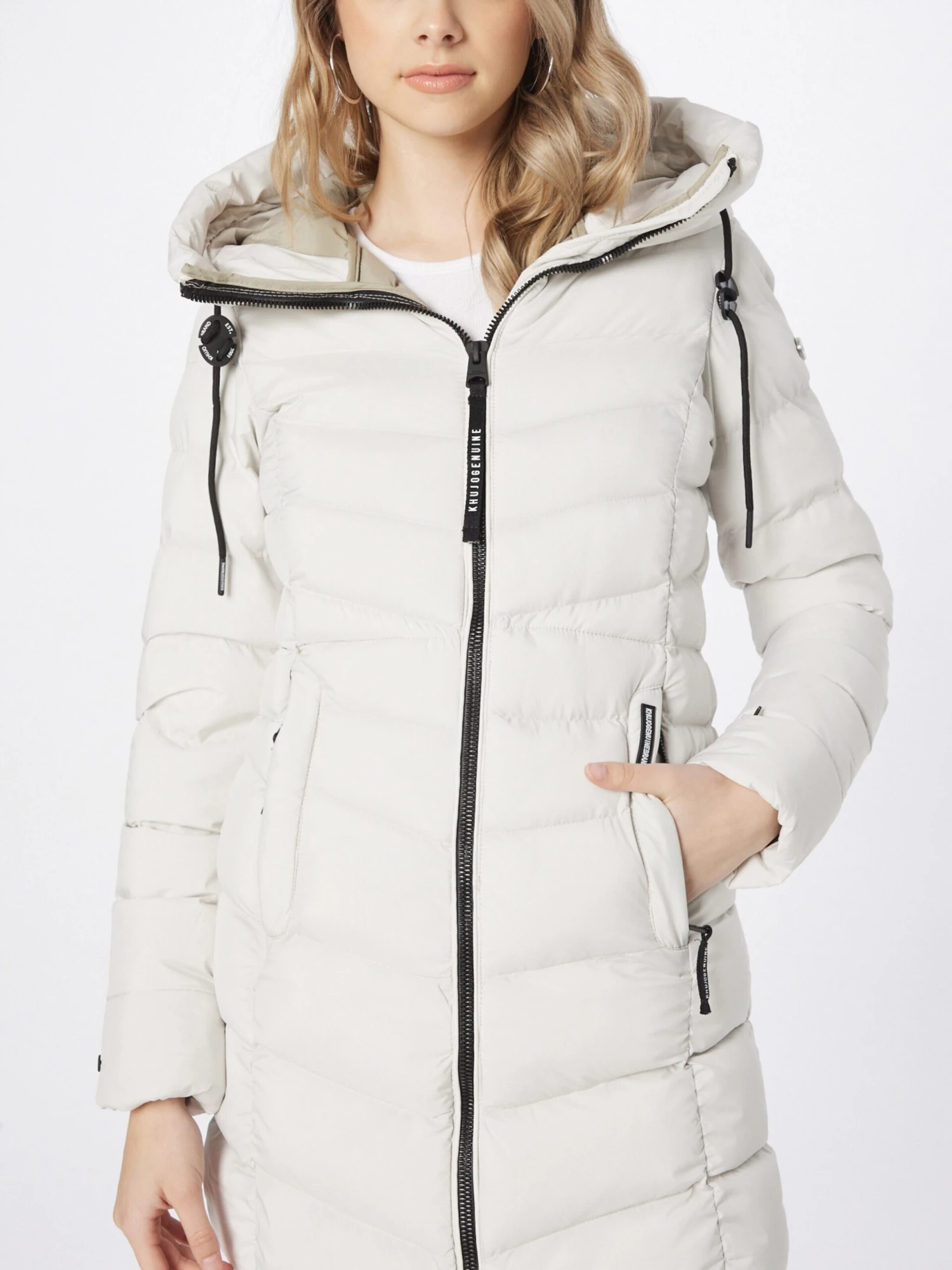Khujo Vestes De Mi-saison Veste Mi-saison TUHANI Femme Blanc 2 Khujo Vestes De Mi-saison Veste Mi-saison TUHANI Femme Blanc - Image 2