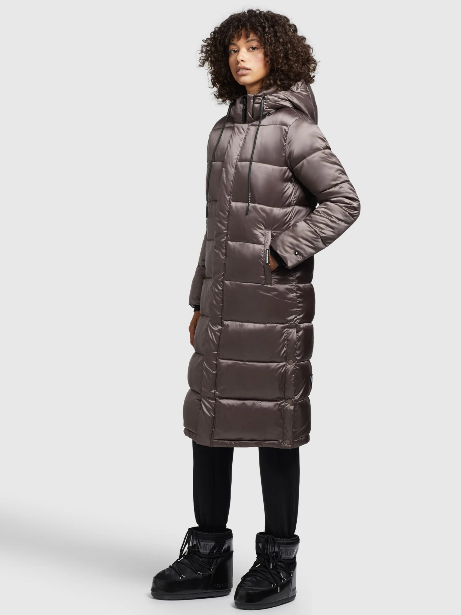 Khujo Manteaux Dhiver Manteau D’hiver Julina Femme Taupe 5 Khujo Manteaux Dhiver Manteau D’hiver Julina Femme Taupe - Image 5